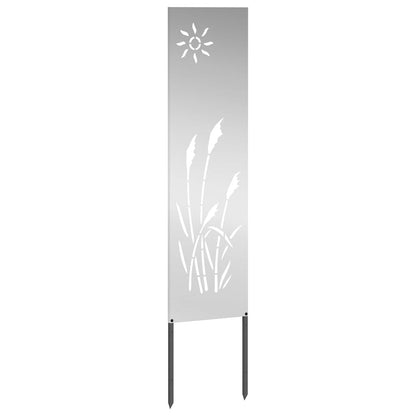 Schermo per privacy in giardino Traforo Argento 32 x 140 cm