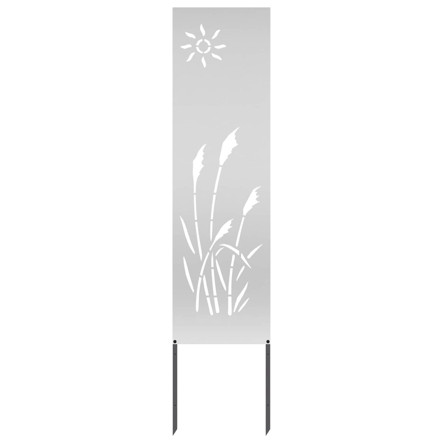 Schermo per privacy in giardino Traforo Argento 32 x 140 cm