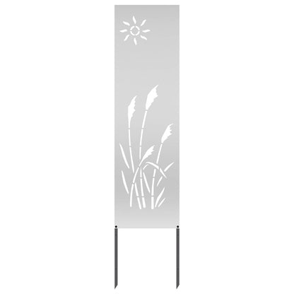 Schermo per privacy in giardino Traforo Argento 32 x 140 cm