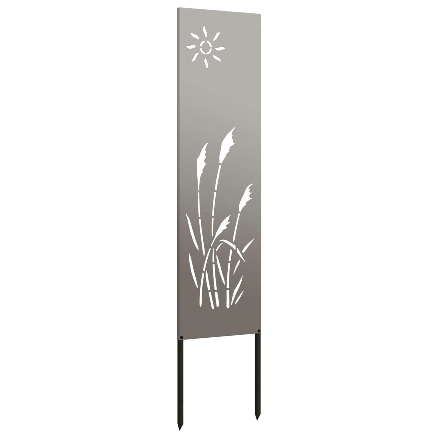 Schermo per privacy in giardino Traforo Ruggine 32 x 140 cm
