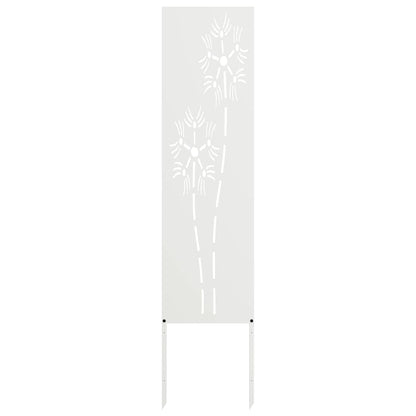 Schermo per privacy in giardino Traforo Bianco 32 x 140 cm