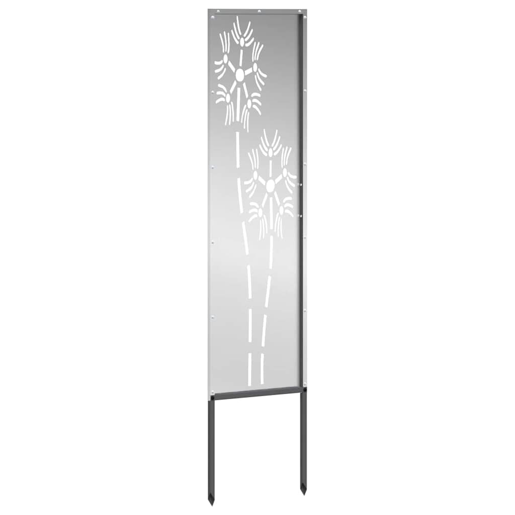 Schermo per privacy in giardino Traforo Argento 32 x 140 cm
