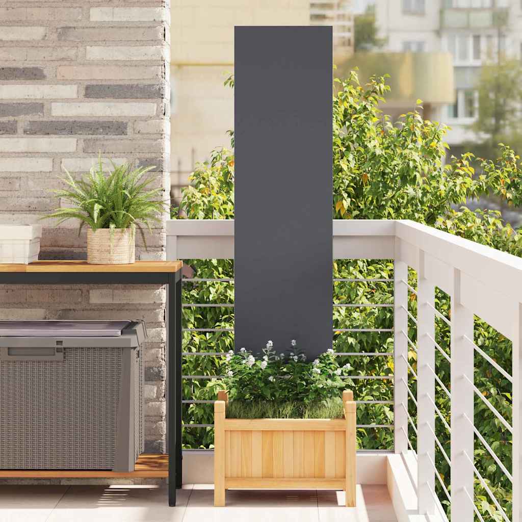 Schermo per privacy in giardino Traforo Antracite 32 x 140 cm
