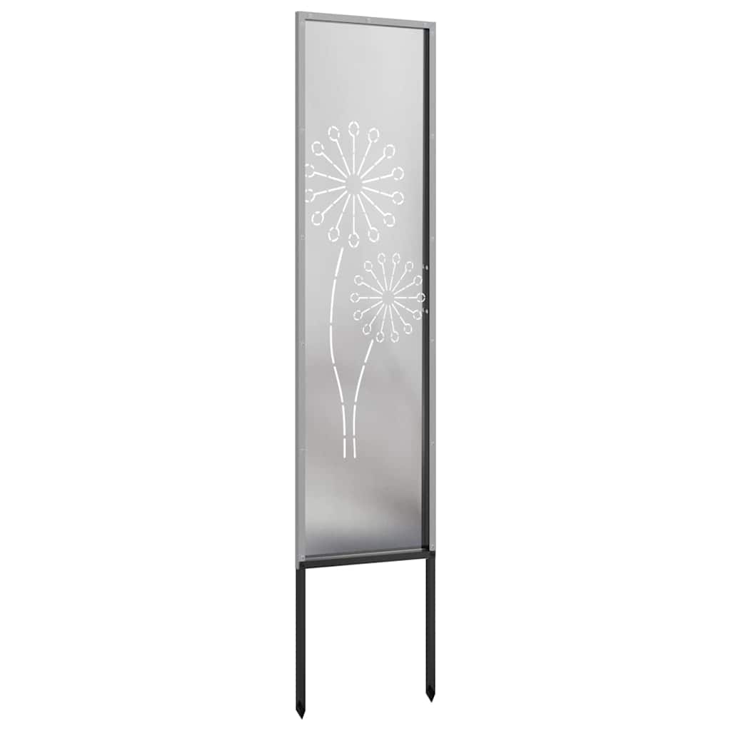 Schermo per privacy in giardino Traforo Argento 32 x 140 cm