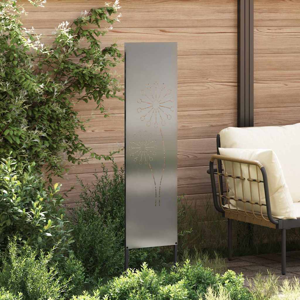 Schermo per privacy in giardino Traforo Argento 32 x 140 cm