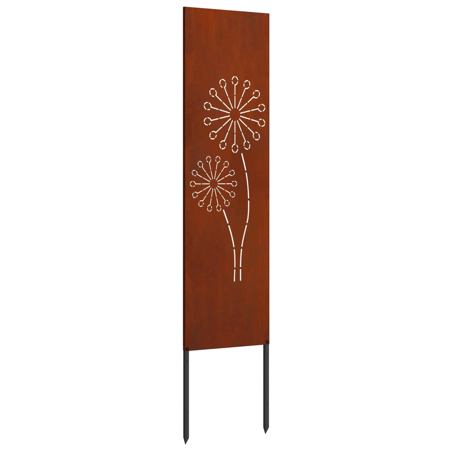 Schermo per privacy in giardino Traforo Ruggine 32 x 140 cm