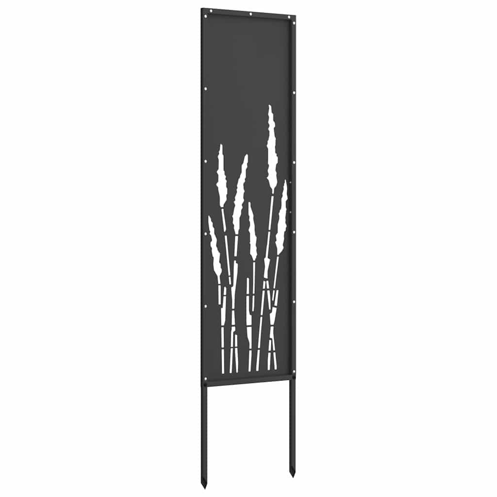 Schermo per privacy in giardino Traforo Nero 32 x 140 cm