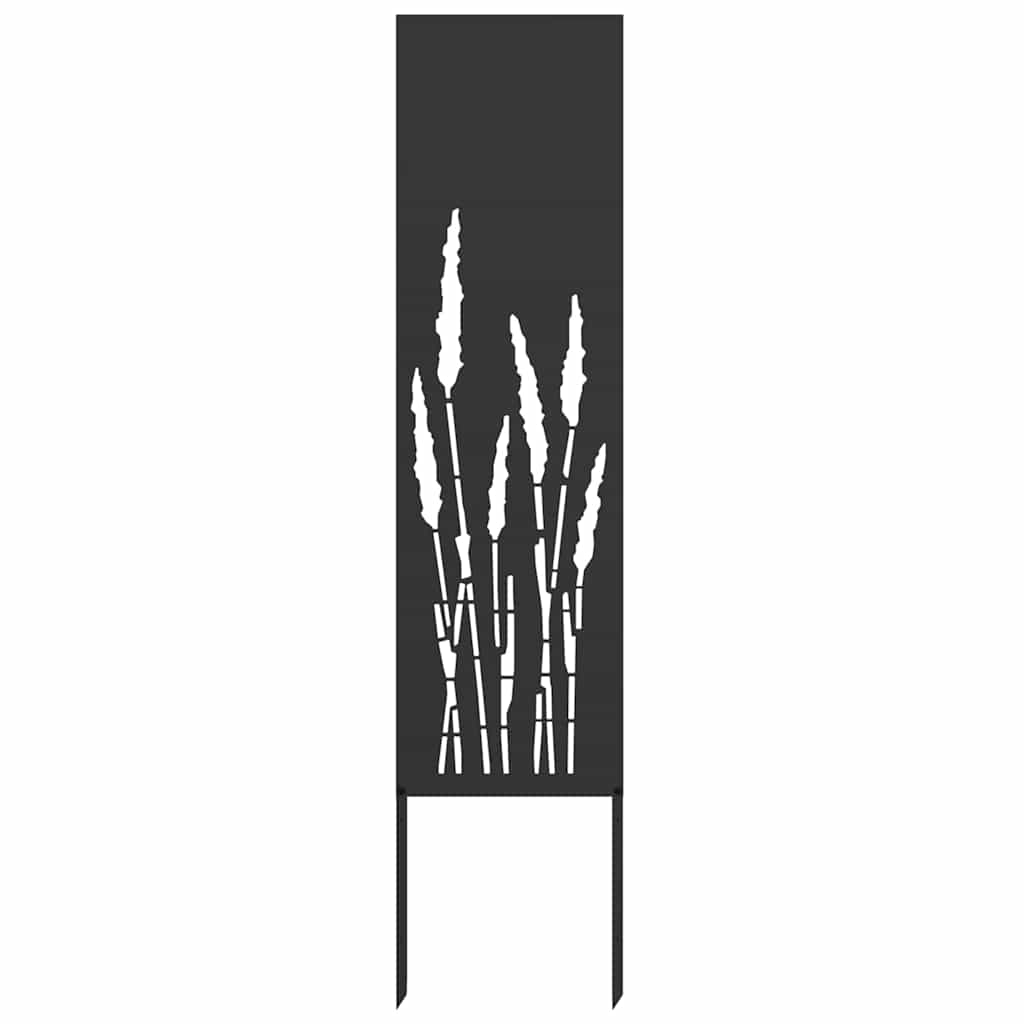 Schermo per privacy in giardino Traforo Nero 32 x 140 cm