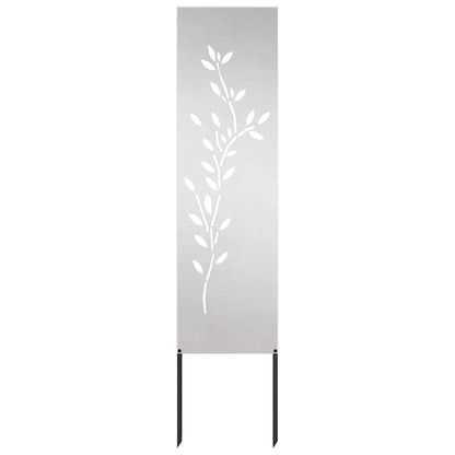 Schermo per privacy in giardino Floreale Argento 32 x 140 cm