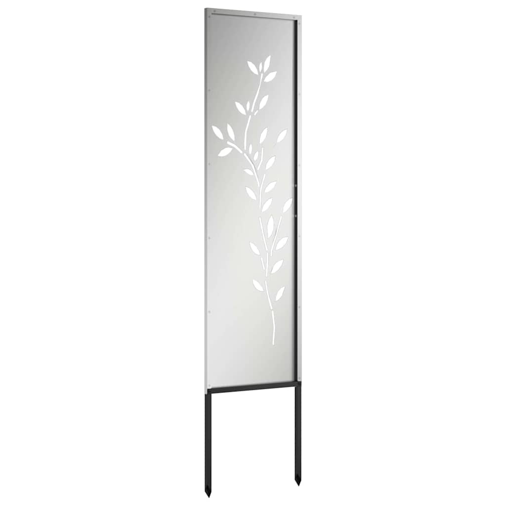 Schermo per privacy in giardino Floreale Argento 32 x 140 cm