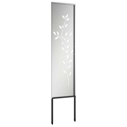 Schermo per privacy in giardino Floreale Argento 32 x 140 cm