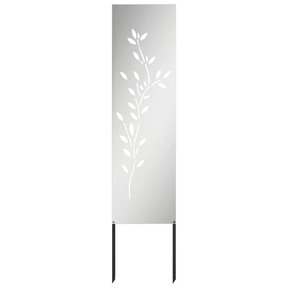 Schermo per privacy in giardino Floreale Argento 32 x 140 cm