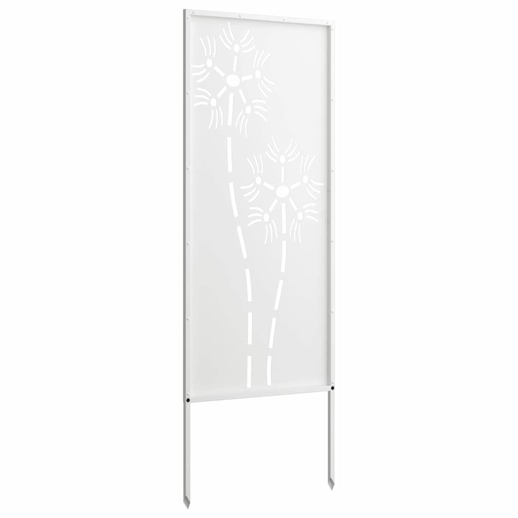 Schermo per privacy in giardino Traforo Bianco 50 x 140 cm