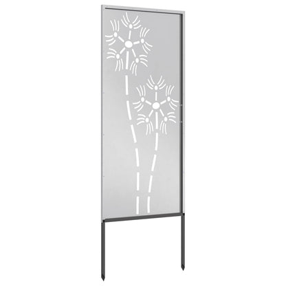 Schermo per privacy in giardino Traforo Argento 50 x 140 cm