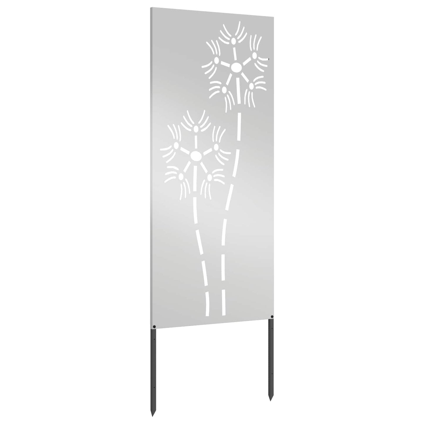 Schermo per privacy in giardino Traforo Argento 50 x 140 cm