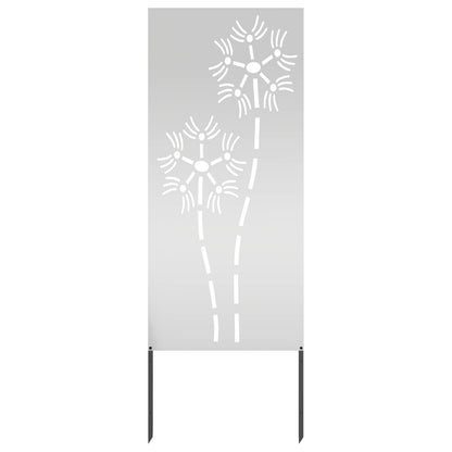 Schermo per privacy in giardino Traforo Argento 50 x 140 cm