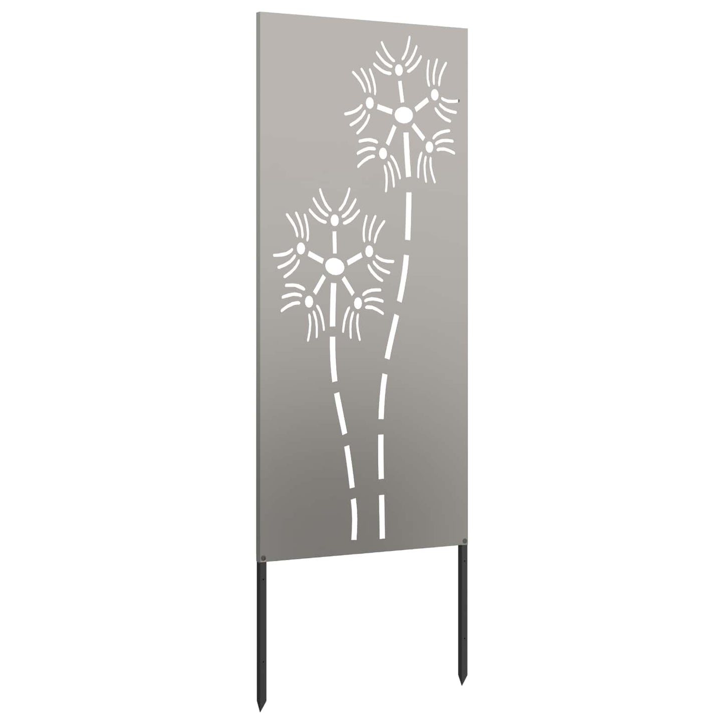 Schermo per privacy in giardino Traforo Ruggine 50 x 140 cm