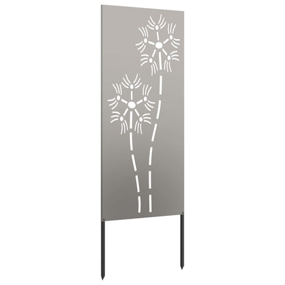 Schermo per privacy in giardino Traforo Ruggine 50 x 140 cm