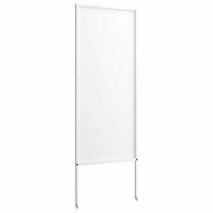 Schermo per privacy in giardino Traforo Bianco 50 x 140 cm