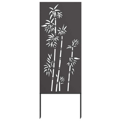 Schermo per privacy in giardino Floreale Nero 50 x 140 cm