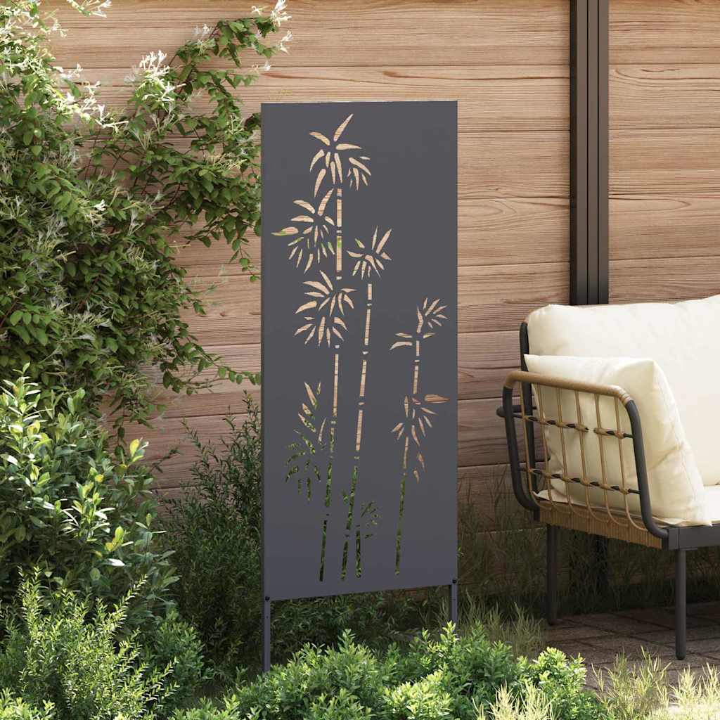 Schermo per privacy in giardino Floreale Antracite 50 x 140 cm