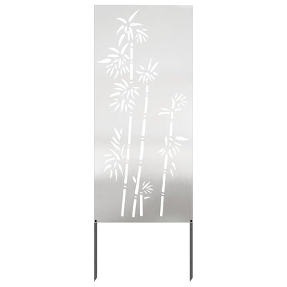 Schermo per privacy in giardino Floreale Argento 50 x 140 cm