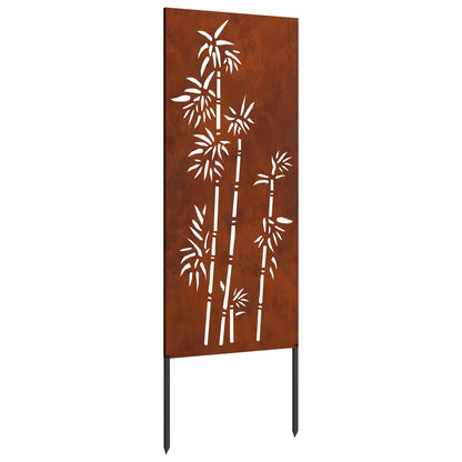 Schermo per privacy in giardino Floreale Ruggine 50 x 140 cm