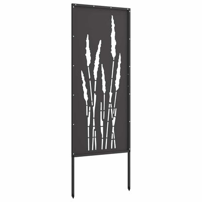 Schermo per privacy in giardino Floreale Nero 50 x 140 cm