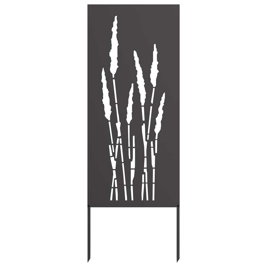 Schermo per privacy in giardino Floreale Nero 50 x 140 cm
