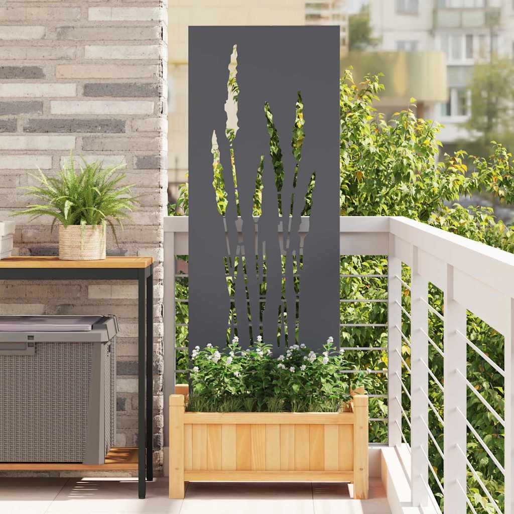Schermo per privacy in giardino Floreale Antracite 50 x 140 cm