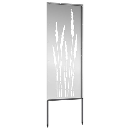 Schermo per privacy in giardino Floreale Argento 50 x 140 cm