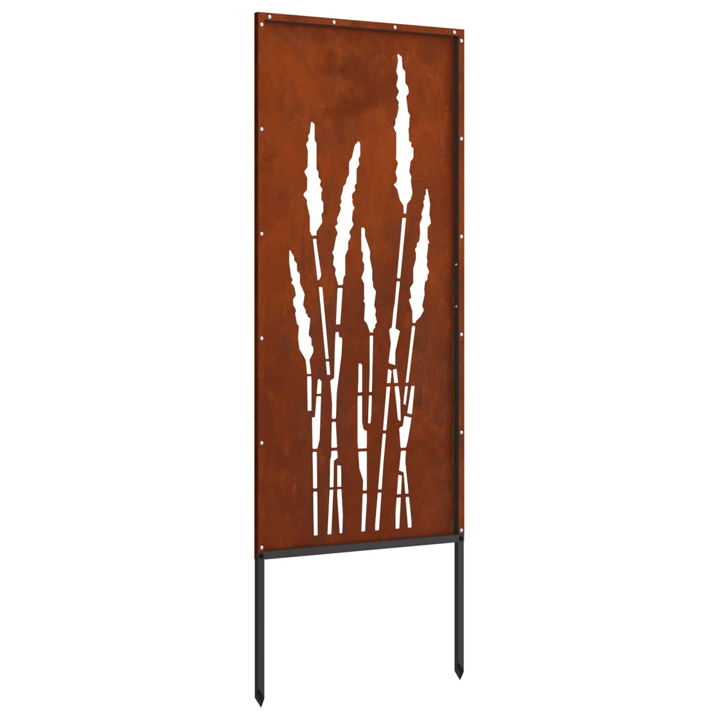 Schermo per privacy in giardino Floreale Ruggine 50 x 140 cm