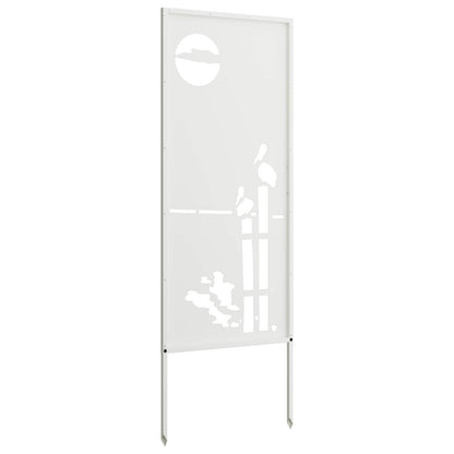 Schermo per privacy in giardino Traforo Bianco 50 x 140 cm