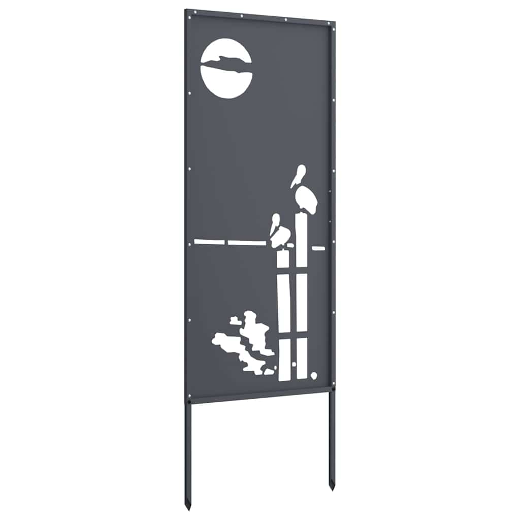 Schermo per privacy in giardino Traforo Antracite 50 x 140 cm