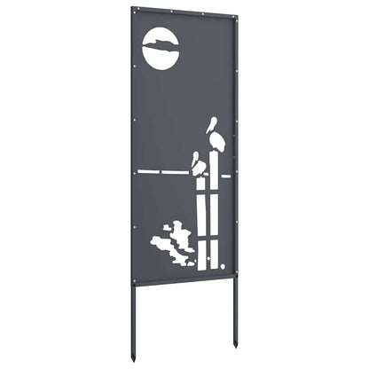Schermo per privacy in giardino Traforo Antracite 50 x 140 cm