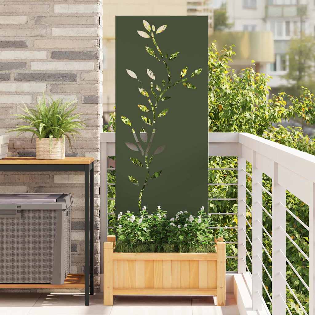 Schermo per privacy in giardino Oliver verde 50 x 140 cm