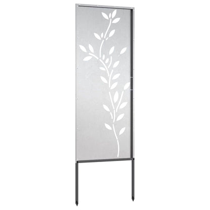 Schermo per privacy in giardino Floreale Argento 50 x 140 cm