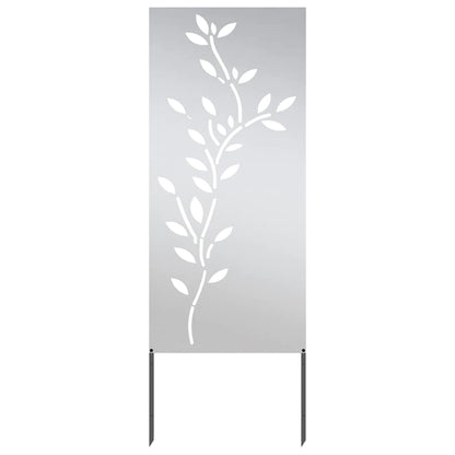 Schermo per privacy in giardino Floreale Argento 50 x 140 cm