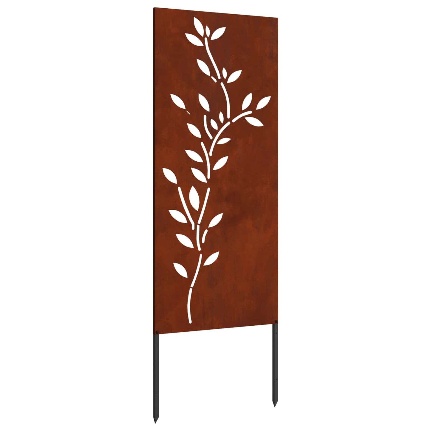 Schermo per privacy in giardino Floreale Ruggine 50 x 140 cm
