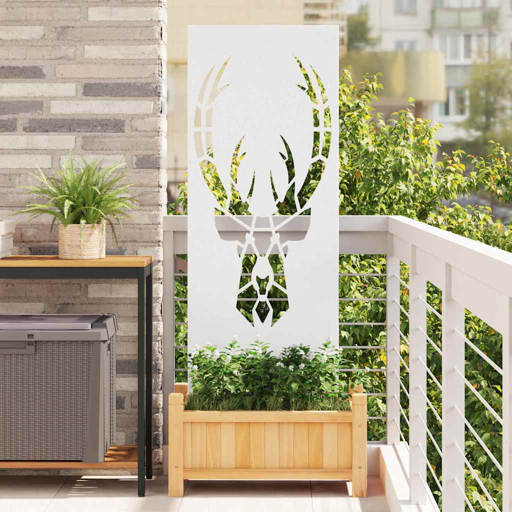 Schermo per privacy in giardino Bianco 50 x 140 cm