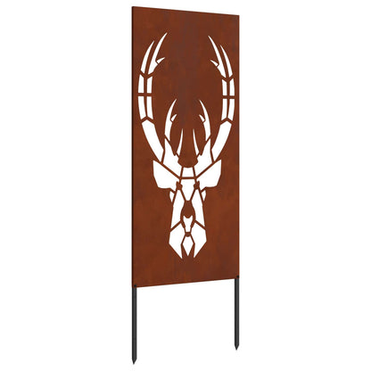 Schermo per privacy in giardino Ruggine 50 x 140 cm