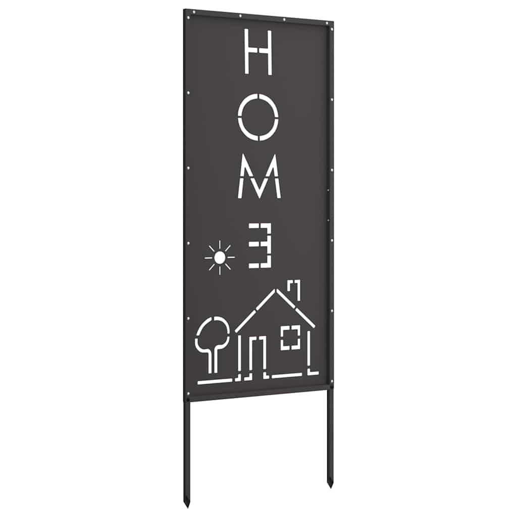 Schermo per privacy in giardino Traforo Nero 50 x 140 cm