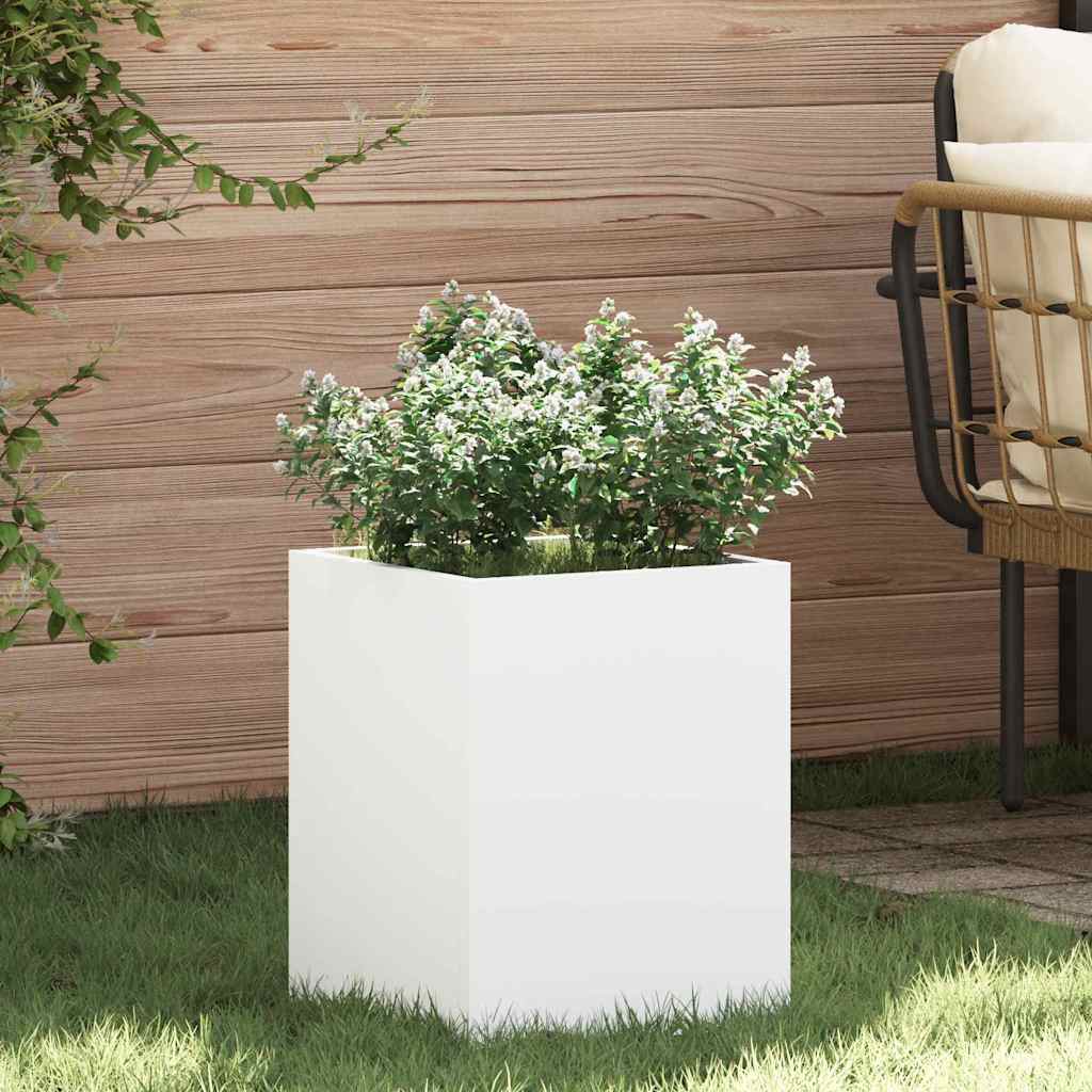 Vaso da giardino Bianco 32 x 32 x 40 cm