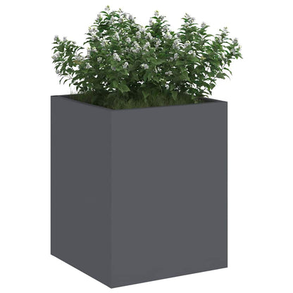 Vaso da giardino Antracite 32 x 32 x 40 cm