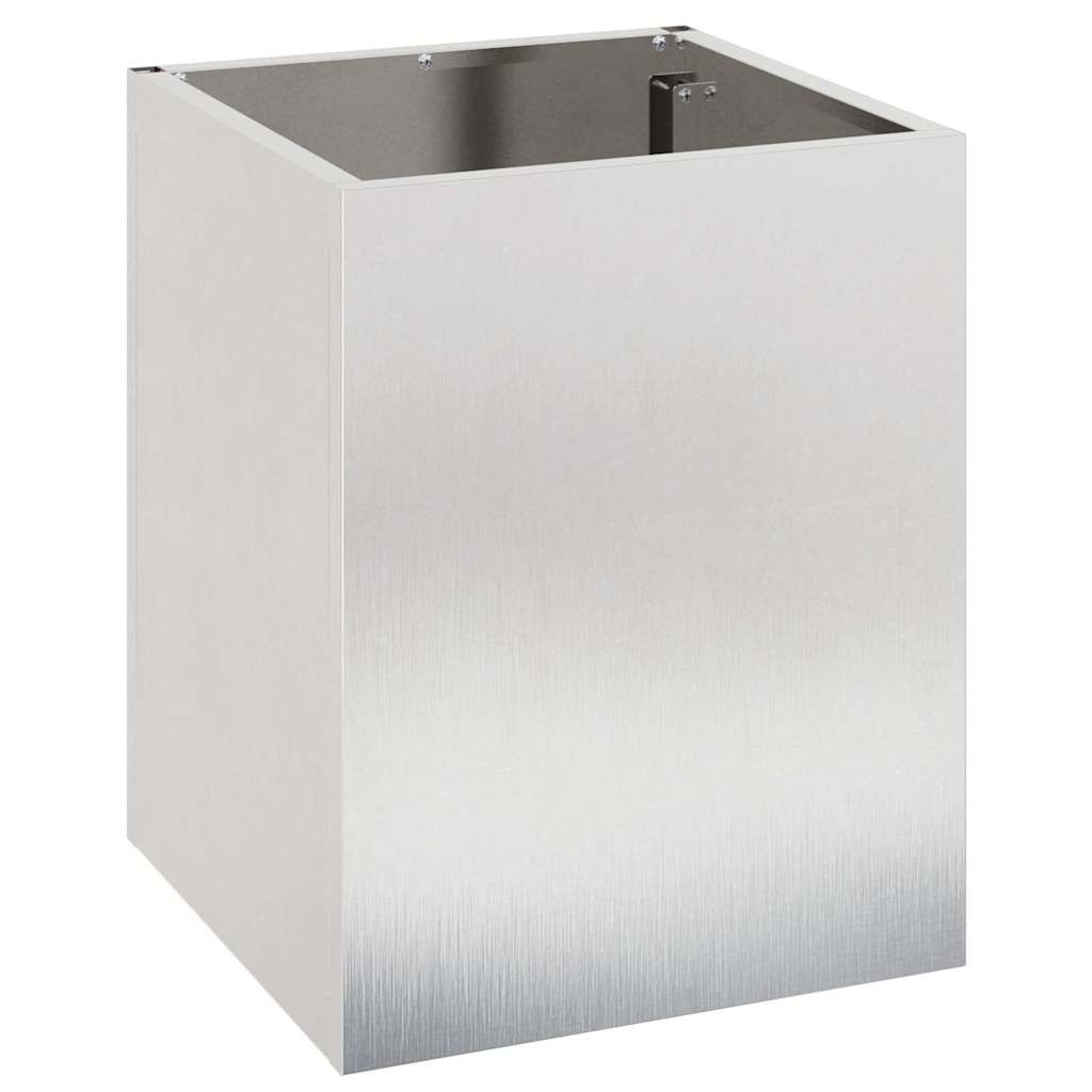 Vaso da giardino Acciaio inossidabile 32 x 32 x 40 cm