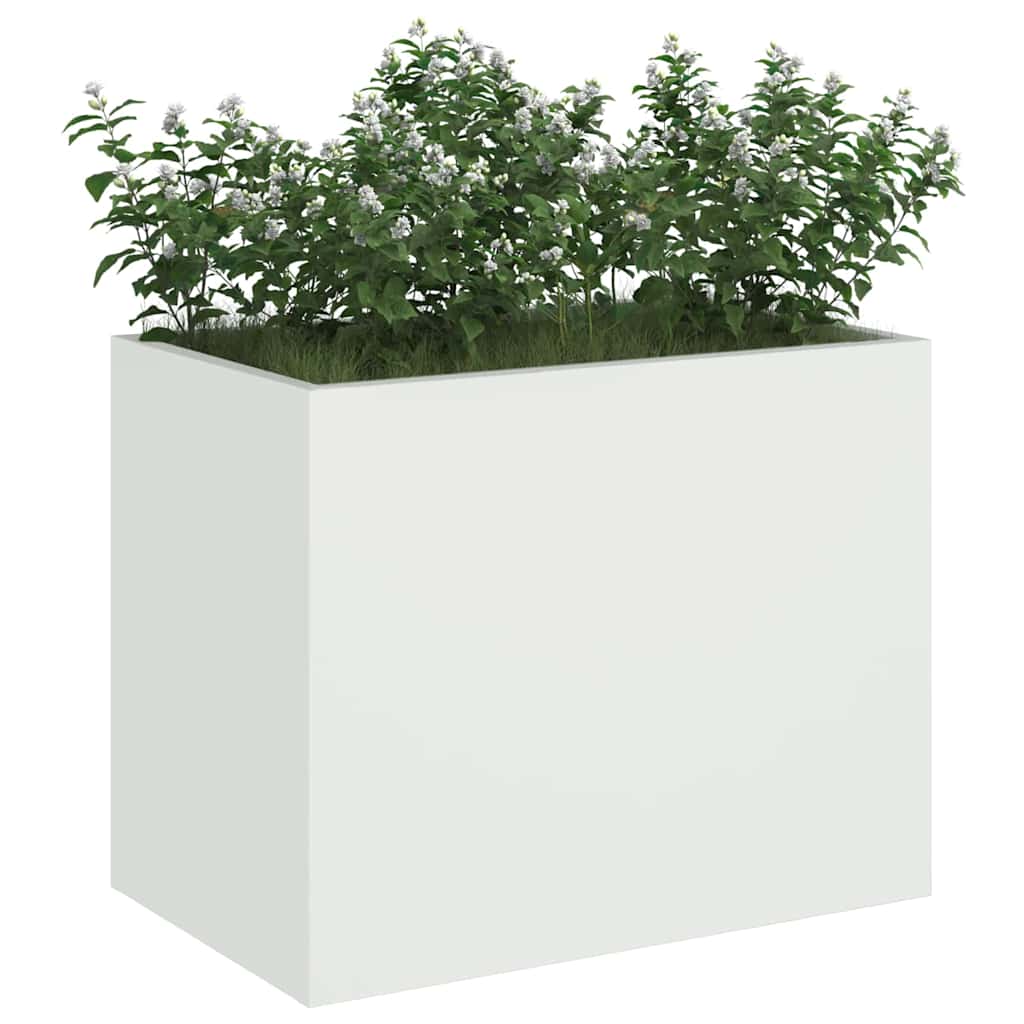 Vaso da giardino Bianco 50 x 32 x 40 cm