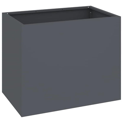 Vaso da giardino Antracite 50 x 32 x 40 cm
