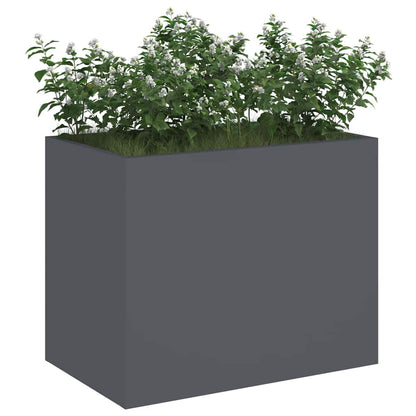Vaso da giardino Antracite 50 x 32 x 40 cm
