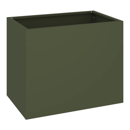 Vaso da giardino Oliver verde 50 x 32 x 40 cm