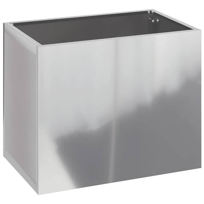 Vaso da giardino Acciaio zincato 50 x 32 x 40 cm